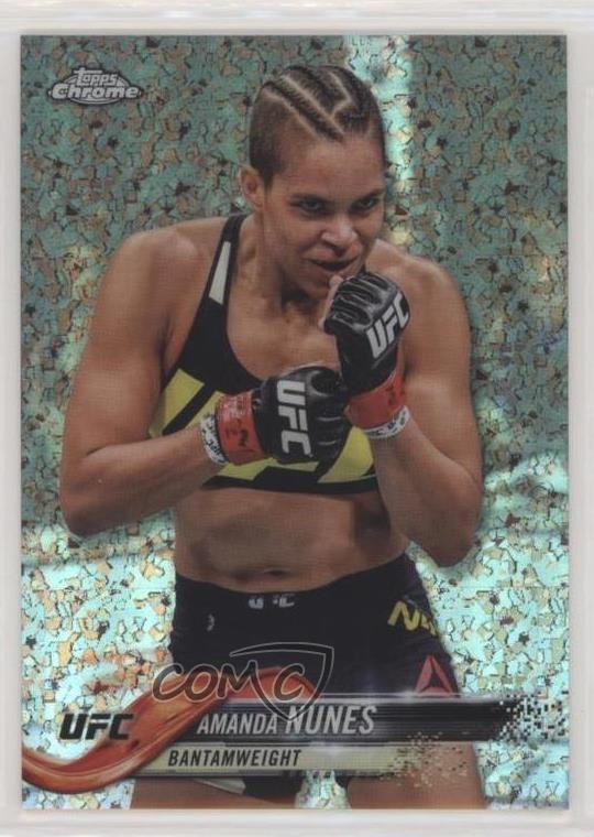 2018 Topps Chrome UFC Diamond Amanda Nunes #20 pe8