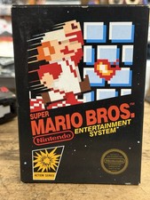 Super Mario Bros NES CIB 5th Print Hangtab 5 Screw Round Seal NES P SM NES-GP