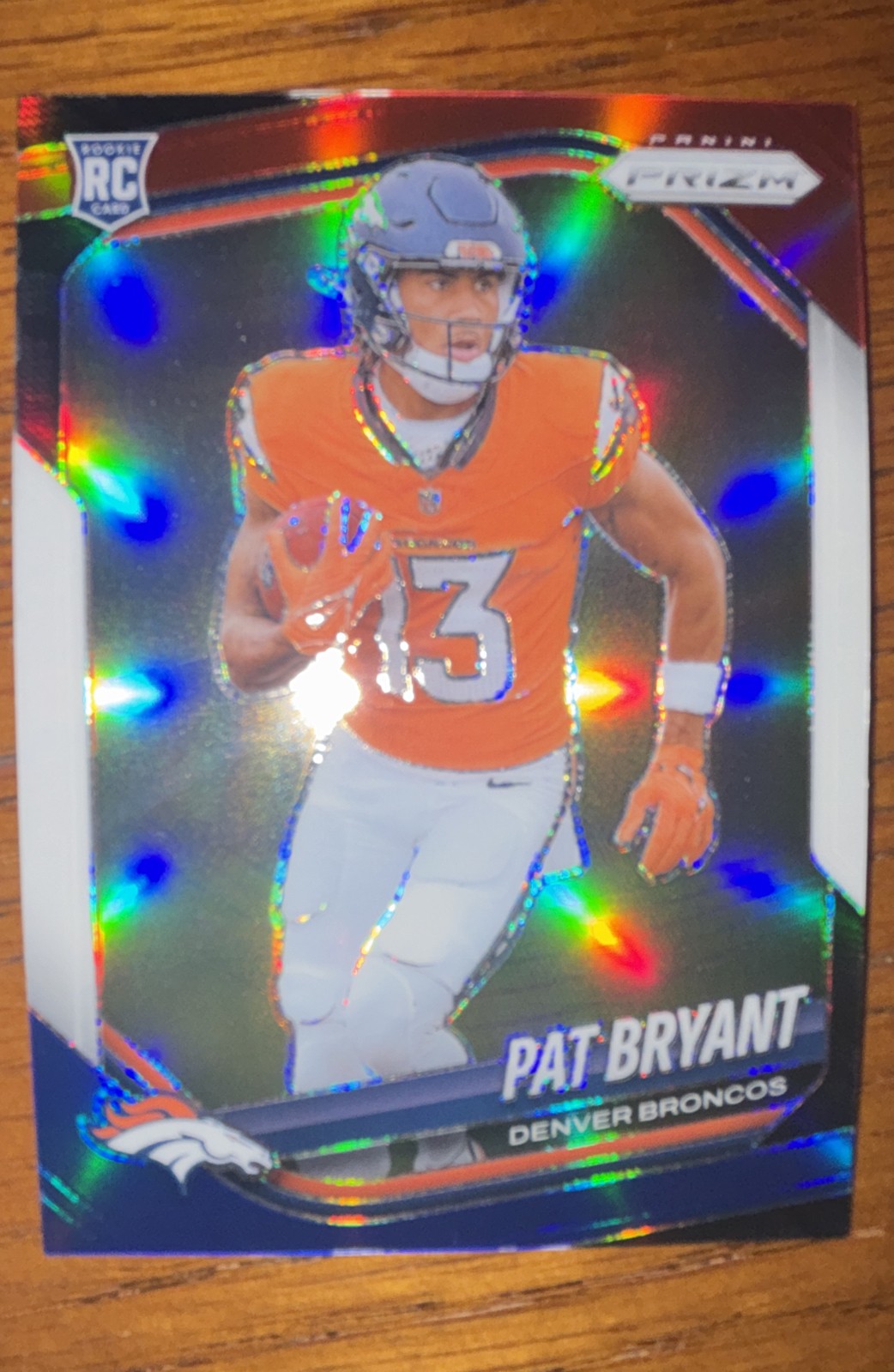 2025 Panini Prizm - Rookies Pat Bryant #366 Red White & Blue Prizm (RC)