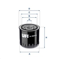 UFI 23.564.00 ÖLfilter FüR Infiniti Passend FüR Nissan Renault Suzuki
