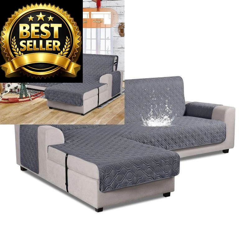 VANSOFY Upgraded Sectional Couch Covers 100% Waterproof L Small, Dark Gray
Opens in a new window or