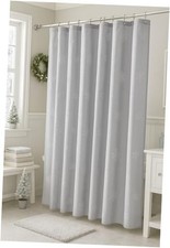 Holiday Christmas Shower Curtain for Bathroom: Elegant Fabric Embroidered