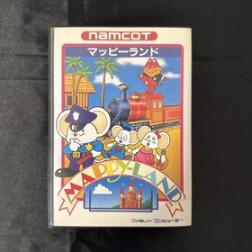 Mappy-Land Namco Famicom FC Game CIB MINT Unused Sticker NTSC-J Rare Vintage