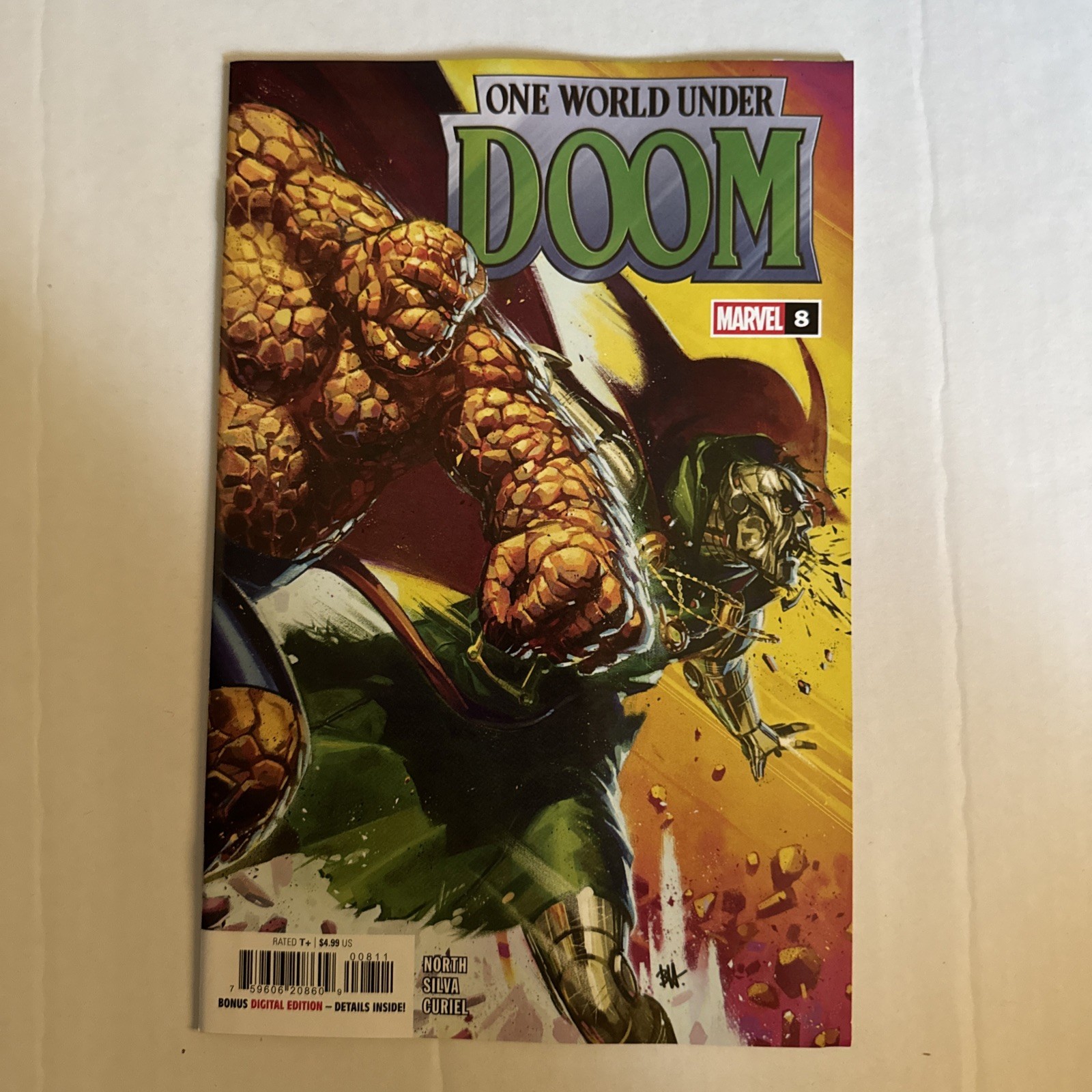 One World under Doom #8 Cover A (Marvel Comics December 2025)