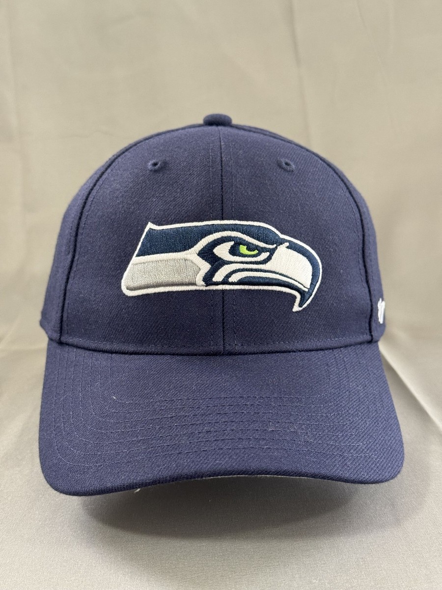 '47 Brand Seahawks Navy Strapback Hat NFL Cap One Size Adjustable