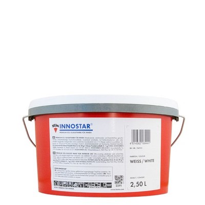 Keim Innostar 2,5L weiß, Sol Silikatfarbe, Premium Wandfarbe