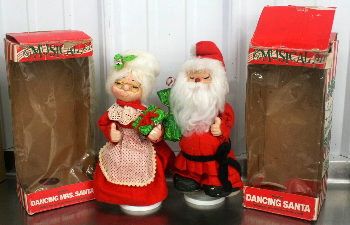 Musical Dancing Santa In Santa Figures (1946-1990) for sale | eBay