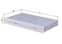 Knecht LAK852 Innenraumfilter Aktivkohle FüR Cube Juke Pulsar Sentra VII