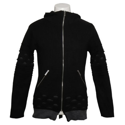 Celeste, Kapuzenpullover, Größe: M, Schwarz/Grau, Acryl/Wolle, Einfarbig #KLe