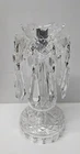 Read VTG Waterford Crystal Signed Clear Lismore Candelabra 10 Prism 10"