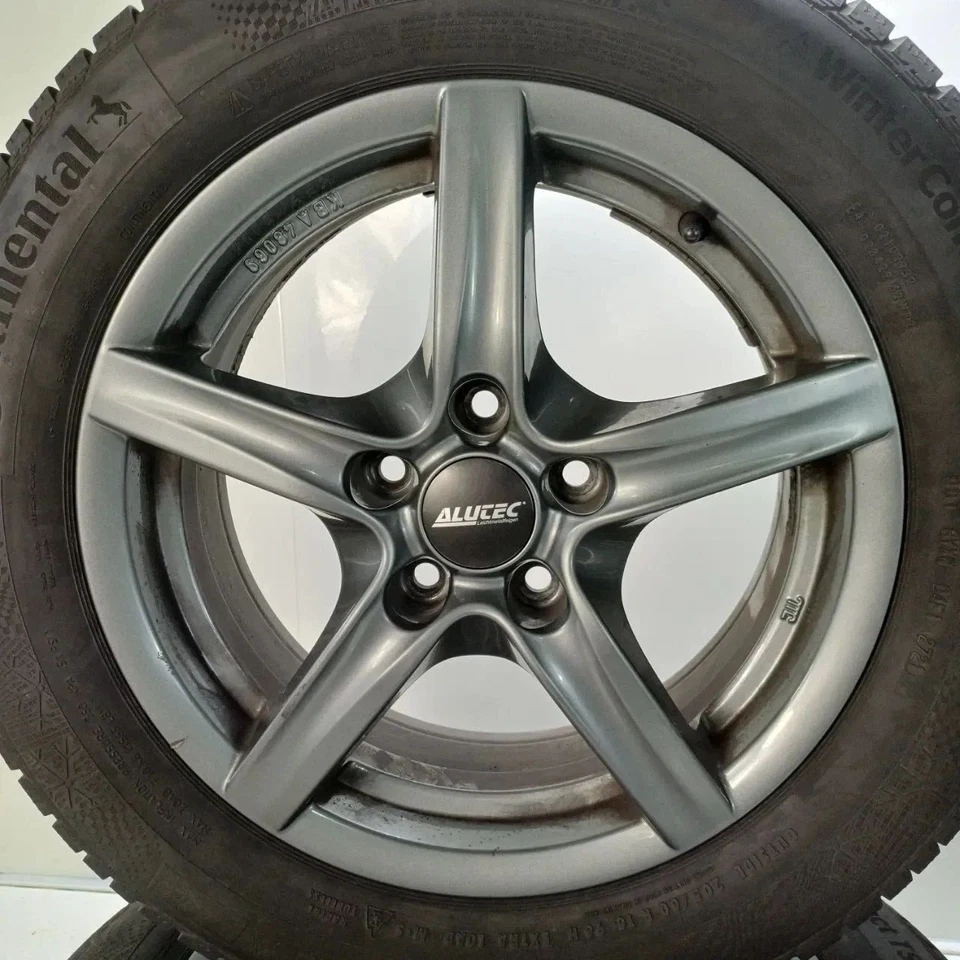 Winterräder 6,5Jx16 Zoll ET46 LK5x112 KBA48069 Continental 205/60R16 96H DOT2021 - Bild 2 von 4