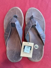 Reef Men's Cushion Flip Flop Sandal Brown, Size 12