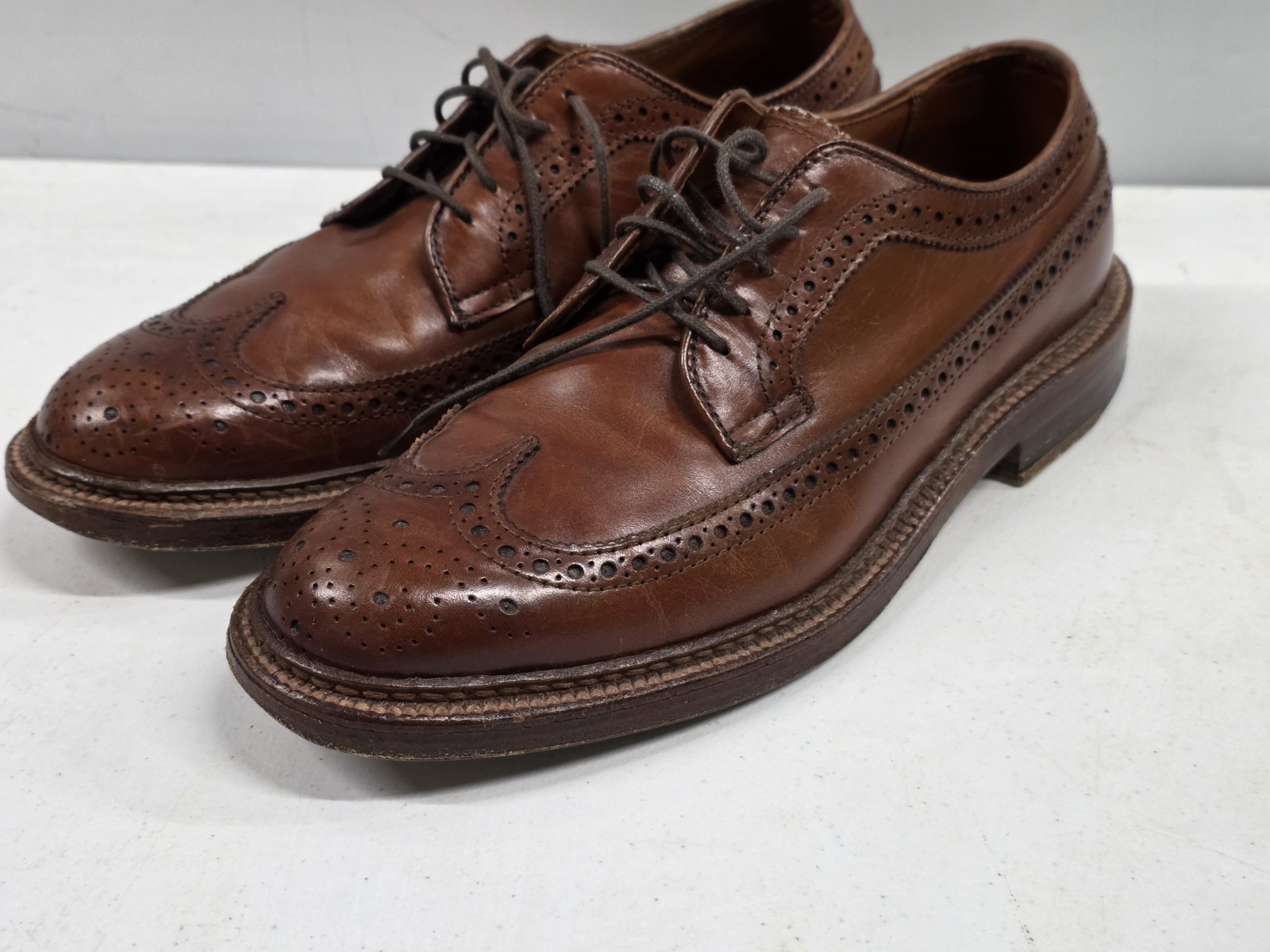 Alden 97641 Burnished Tan Calfskin Long Wing Blucher