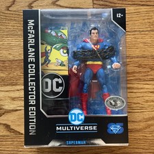 McFarlane DC Multiverse Collector Edition Action Comics 1 Superman Platinum New