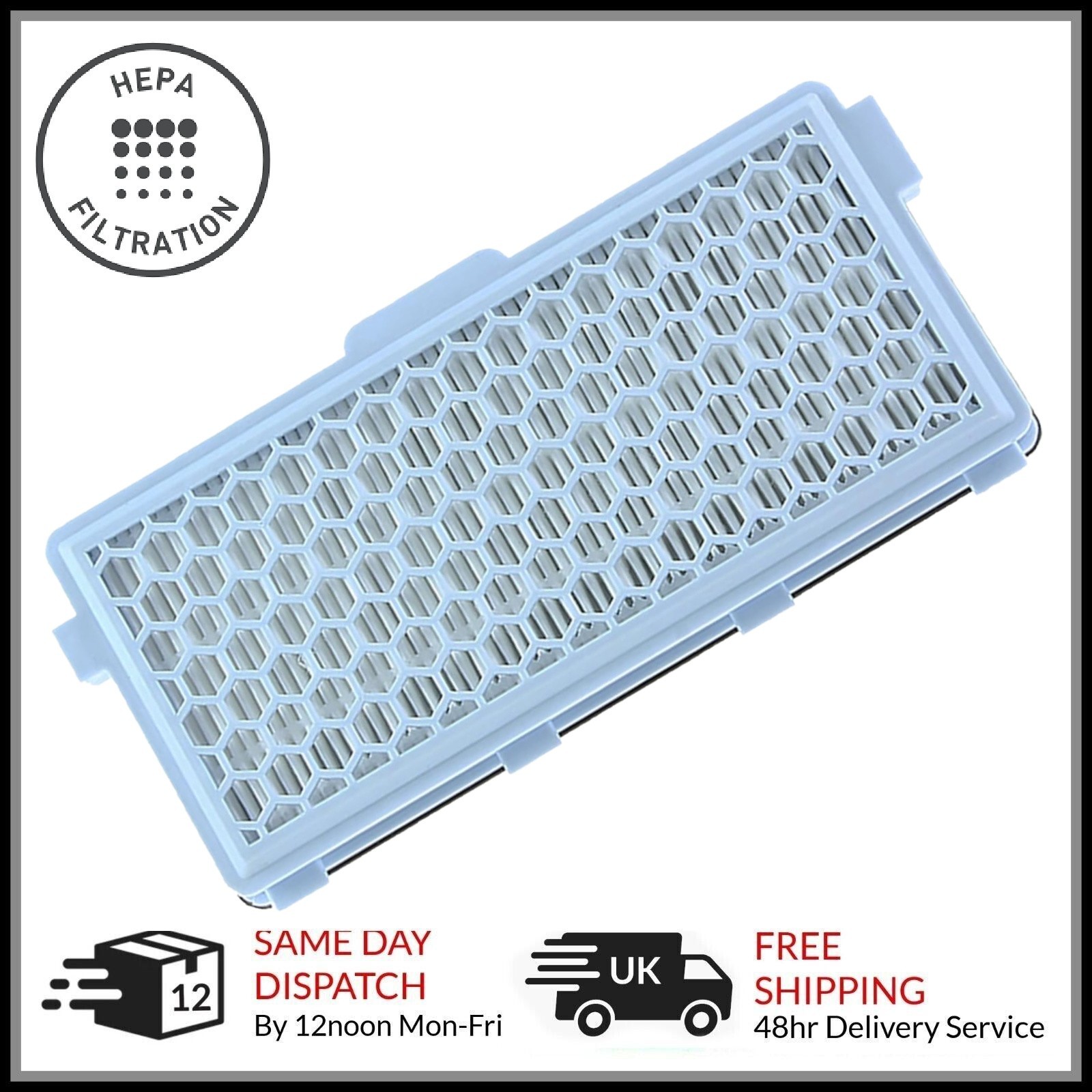 Miele Allergy HEPA Filter SF-AH50 C1 C2 C3 Cat & Dog Allergen Clean AIr Filter