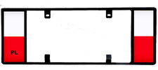Polish License Plate Frame New Euro Influenced Designer Frame