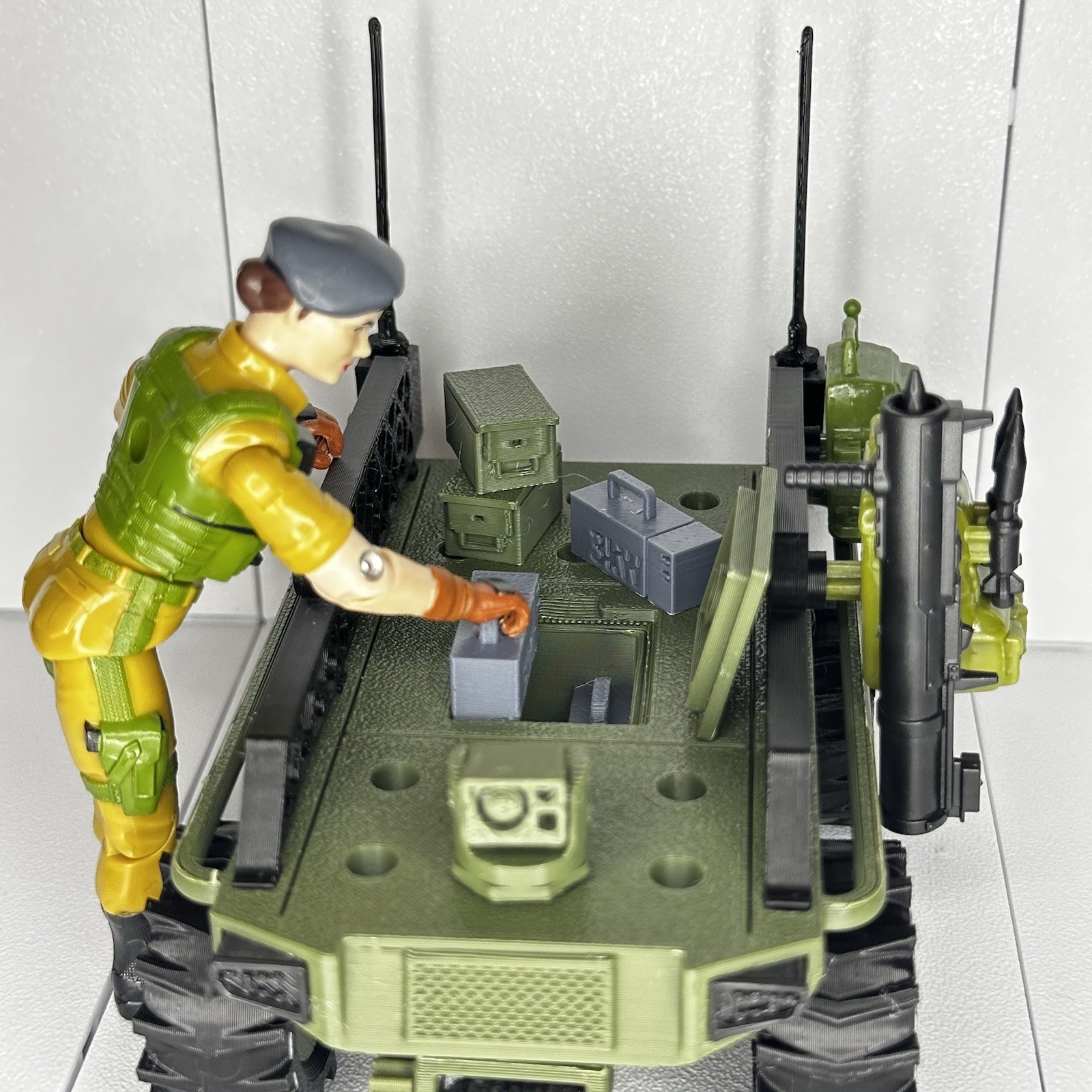 Gi Joe Custom Vehicle - Modular Assault Terrestrial (MAT) Drone Vehicle
