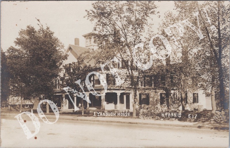 RPPC-Hyannis MA-Barnstable-Cape Cod-Iyanough House-Hotel-Inn-Massachusetts