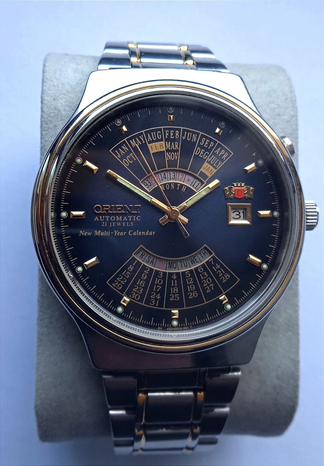 Vintage Orient Watch Automatic Multi Year Calenda… - image 6