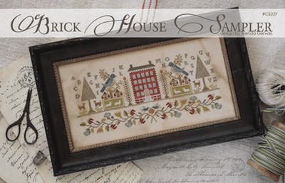 ABC Alphabet Bird House Cross Stitch Pattern Primitive Sampler