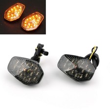 Smoke Turn Signals For Suzuki GSXR 600 GSXR750 GSX-R1000 Flush Mount#