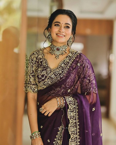 Pakistani Ethnic Saree Indian Bollywood Designer Wedding Party Wear Sari Blouse