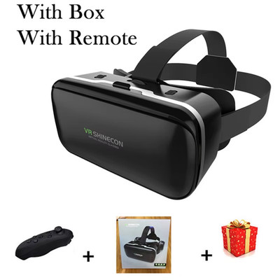 VR Shinecon 10.0 Helmet 3D Glasses Virtual Reality Casque for Smartphone Smart P