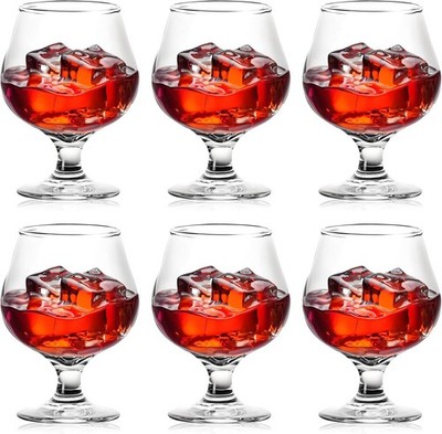 Whiskey Glasses Set of 6, Bourbon Glass, Old Fashed Glasses, 11.5 Oz