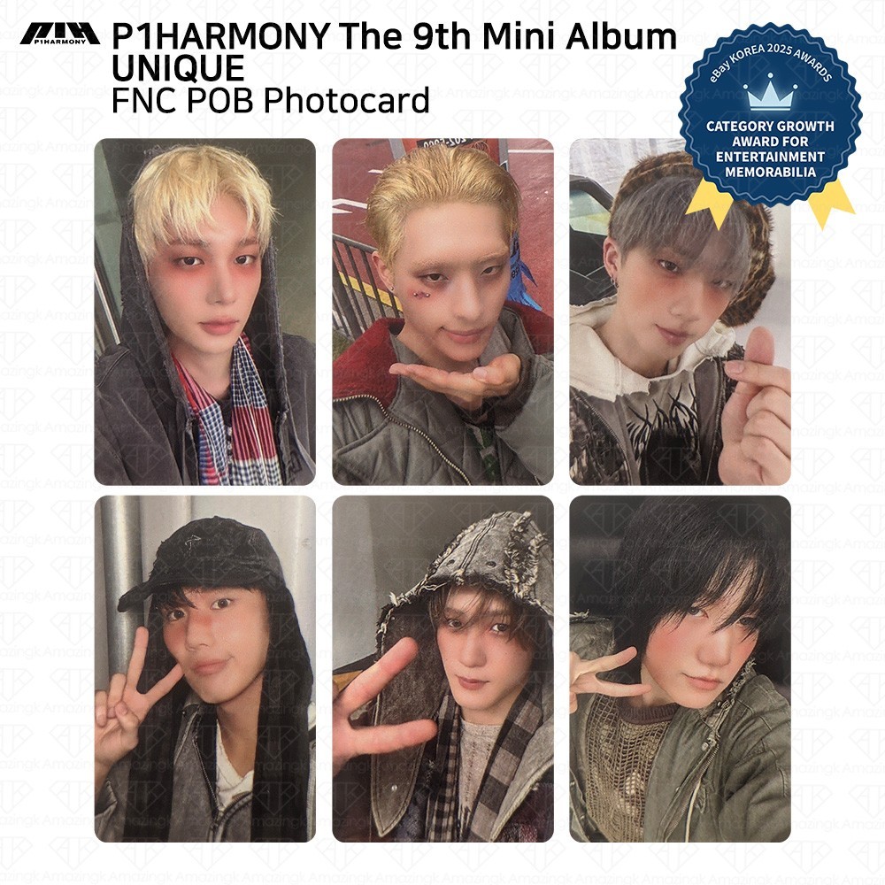 P1harmony ギホ ツーショ FNC特典 セット P1Harmony 9th Mini Album UNIQUE FNC POB Photocard | eBay