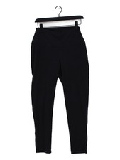 Mint Velvet Women's Leggings L Black Cotton with Elastane Full length