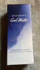 COOL WATER GRAPEFRUIT & SAGE Davidoff Men Spray Eau De Toilette EDT 4.2oz SEALED