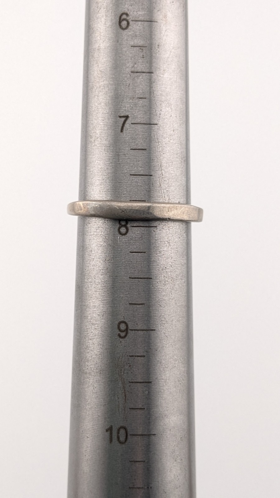 Vintage Sterling Silver Ring Rectangular Stone Pi… - image 12