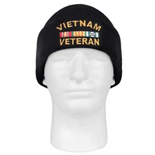 Vietnam Veteran Embroidered Watch Cap - Rothco's Deluxe Vietnam Vet Winter Hat