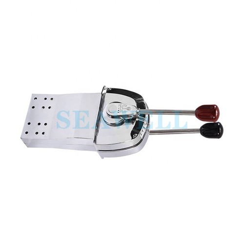 Universal Outboard Remote Control Box Boat Twin Control Lever for Single Engine - Picture 3 of 5