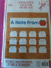 Classroom Bulletin Board Kit W/Bulletin Border, 30 Cards  30 Envelopes NEW 