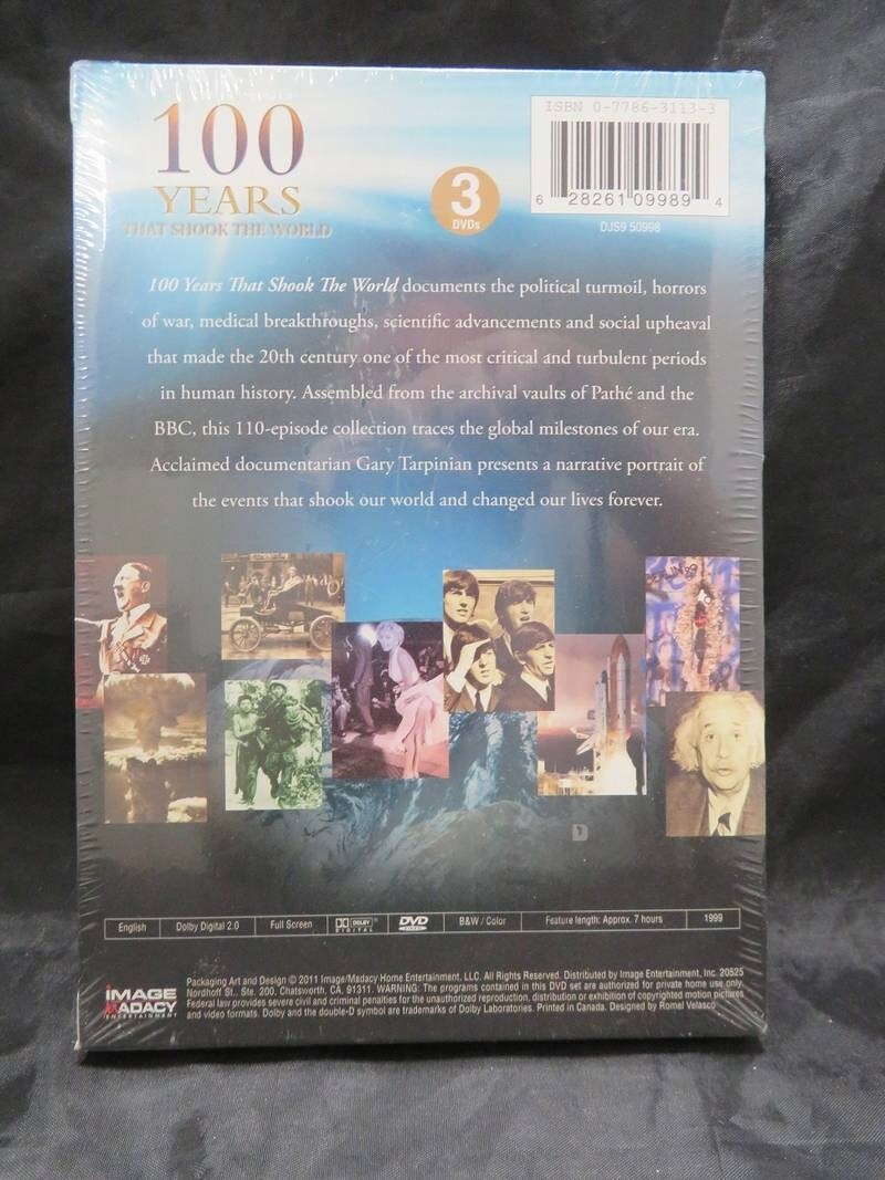 (未使用･未開封品)100 Years That Shook the World [DVD] DVD 100 Years That Shook the World | eBay