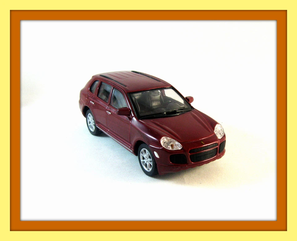 PORSCHE CAYENNE TURBO BORDEAUX WELLY 1/32 DIECAST CAR COLLECTOR'S MODEL , NEW - Image 2 of 4