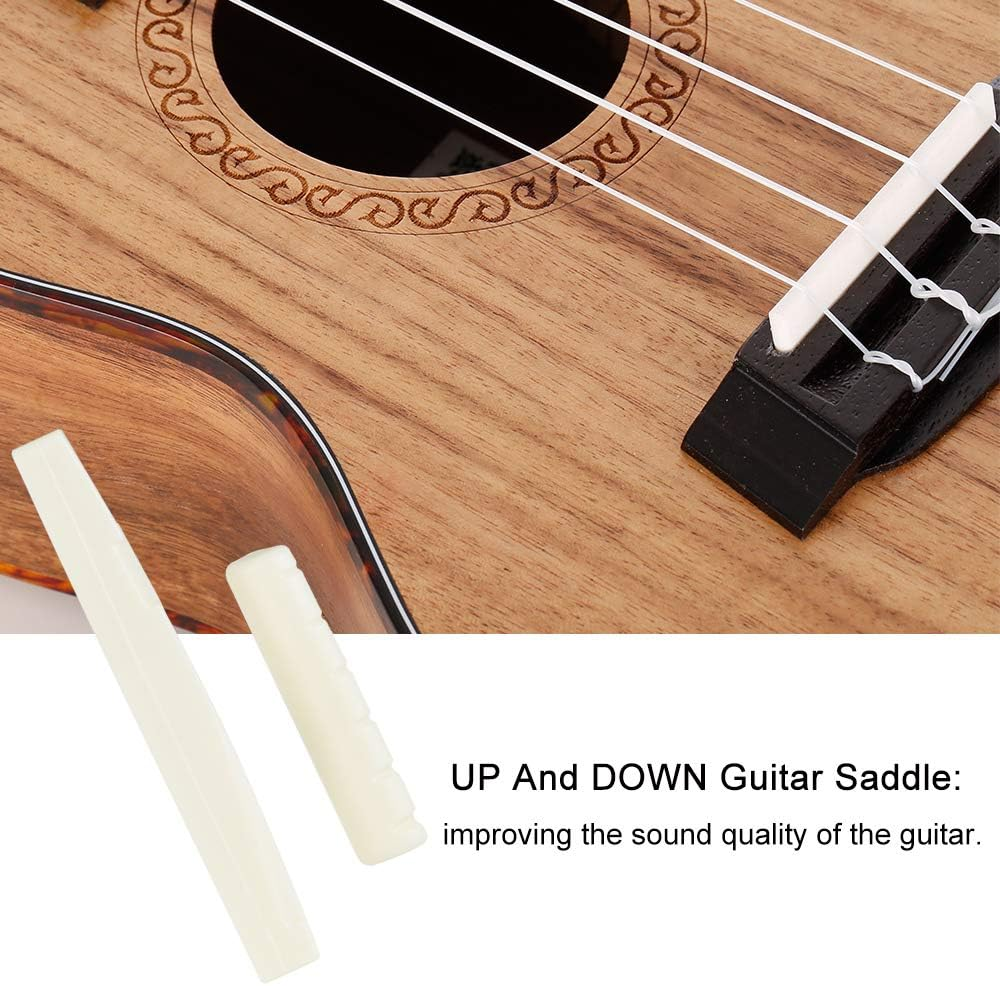 Kit Piroli Chitarra Acustica VYIBPDY - 12 Pezzi Con Sella, Ponte E Estrattore | Accessori Per Manutenzione E Suono - Foto 6