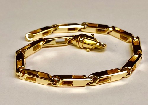18k Solid Yellow Gold Handmade Fashion 