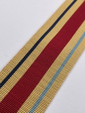 Original Africa Star Ribbon, Full Size, World War 2, ("New-Old-Stock")
