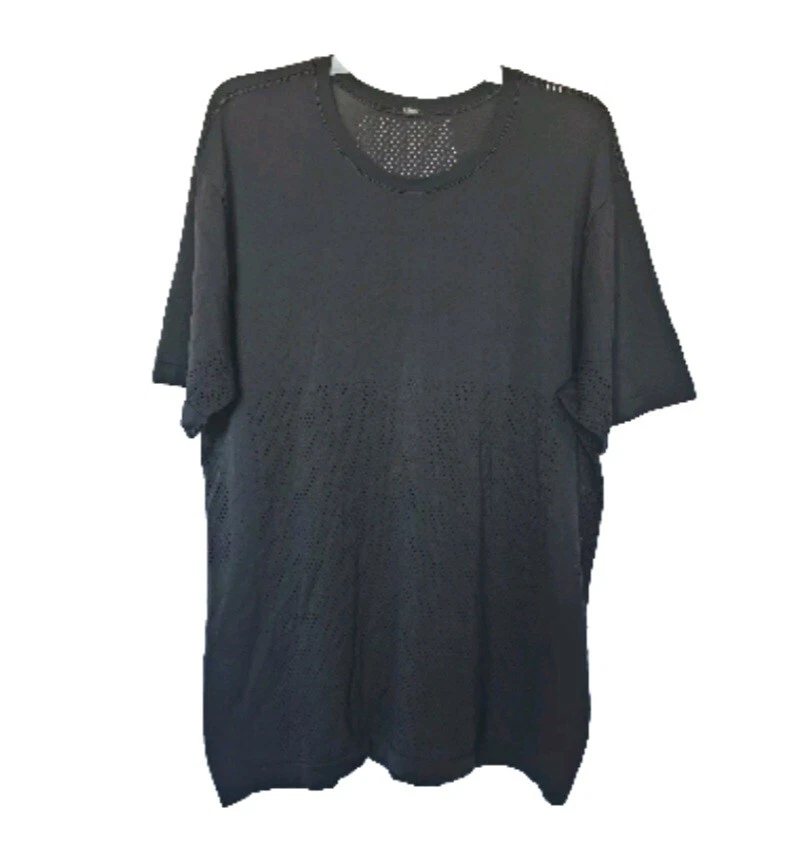 Lululemon Swiftly Tech Men's XL Black Short Sleeve Gym Running Active Shirt