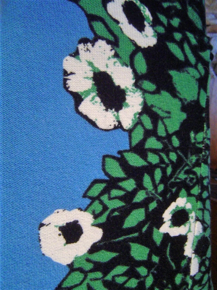 Tracy Reese Beaded Cardigan Blue Green Floral Purple Beads LSlve Snap Front Sz S - Image 4 of 4