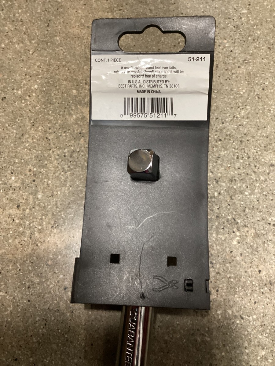 Duralast 1/2in Drive 18in Breaker Bar Durable Polished Chrome
