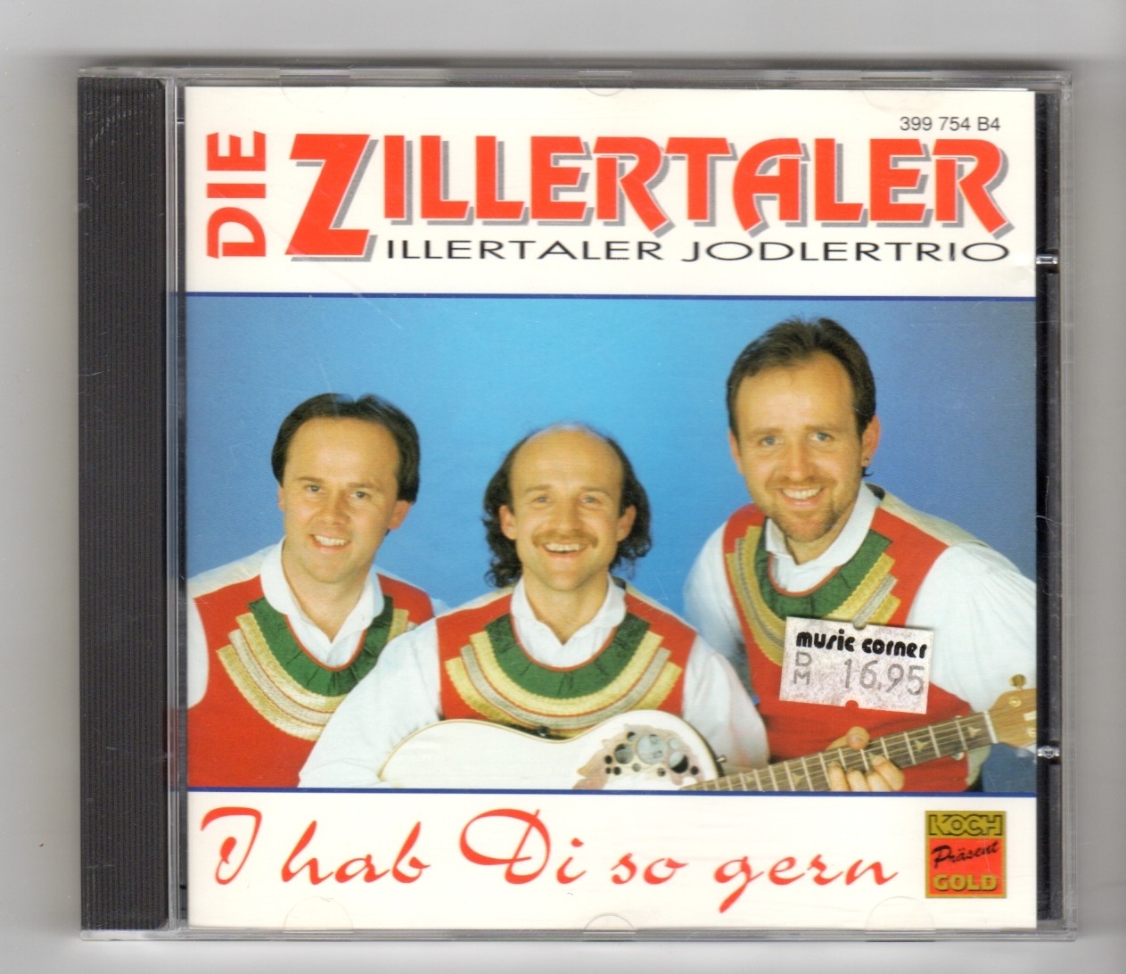 (HZ795) Die Zillertaler, I Hab Di so gern - 1994 CD