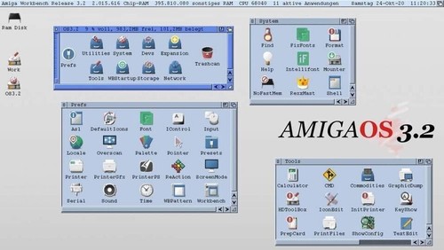 Amiga OS 3.2.3 Vollversion + 4GB CF + Adapter mit OS 3.2.3 und Kickstart Rom - Afbeelding 2 van 2