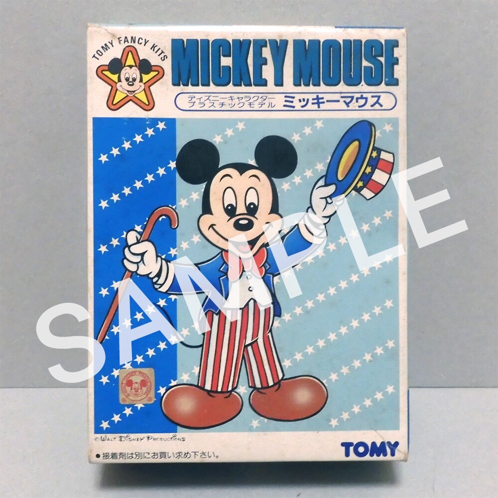 Vintage Rare / TOMY Walt Disney MICKEY MOUSE model kit 1980s / No