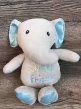 Baby Starters My 1st Friend Elephant Plush Lovey Rattle Toy 9"