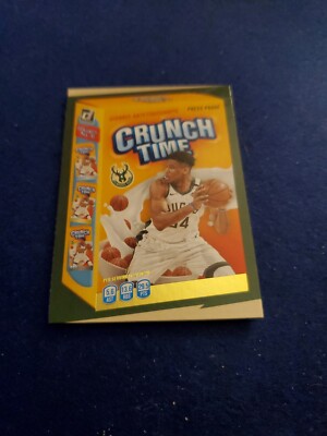 2020-21 Donruss Crunch Time Press Proof #18 Giannis Antetokounmpo