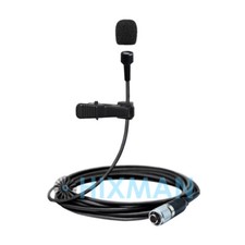 HIXMAN LB6 Black Omni Lavalier Laple Mic For Audio Technica Transmitter cH-style