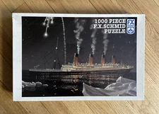 1996 Titanic 1000 Piece FX Schmid Puzzle, 26.5" x 17.25" Size (New/Sealed)